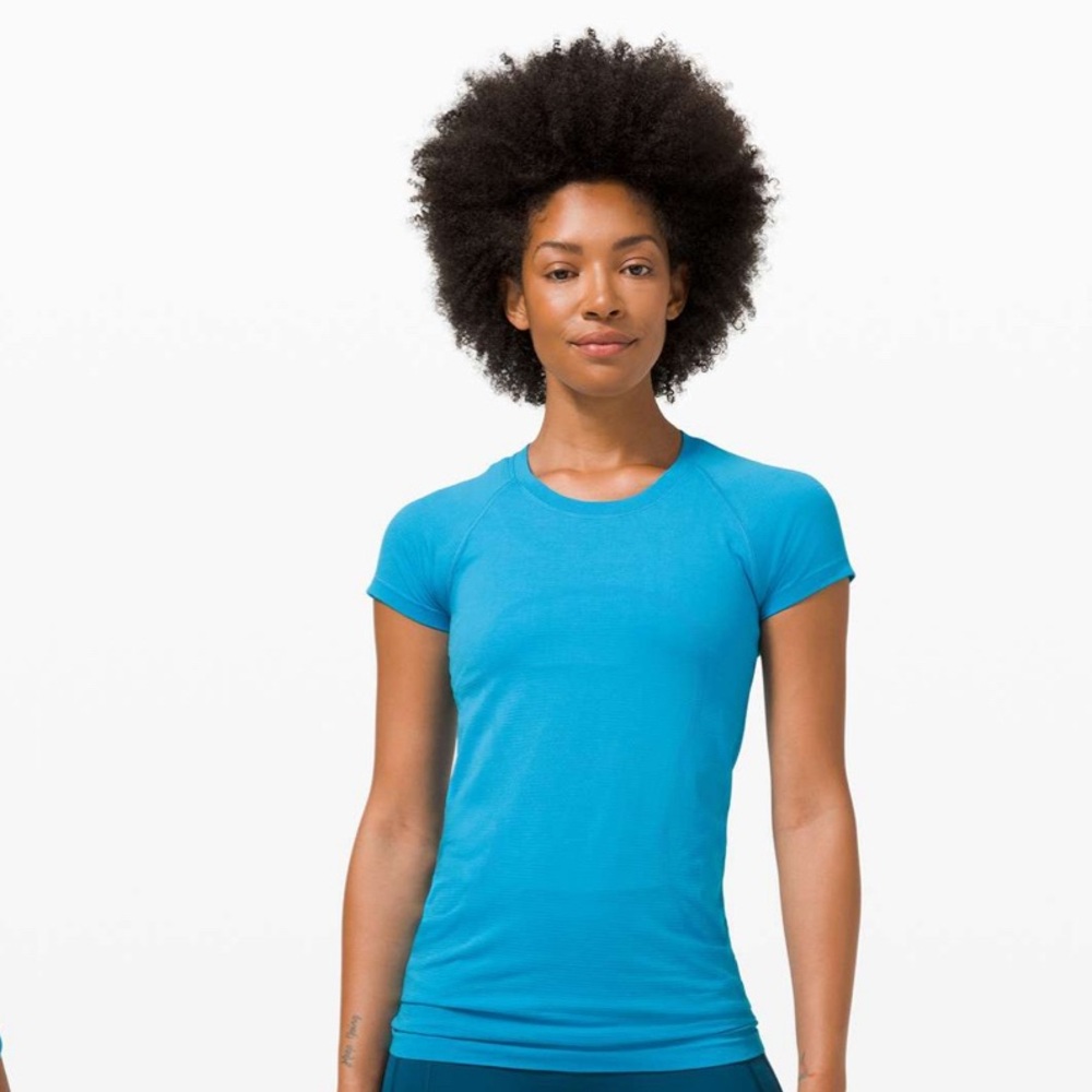 Lululemon Swiftly Tech Tee (Electric Turquoise)